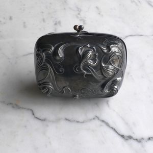 Art Nouveau Silver-Plated  Soap Holder